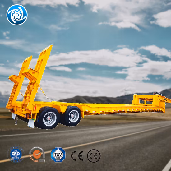 Modular Low Loader Semi Trailer Customizable and Flexible for Oversized Cargo Transport